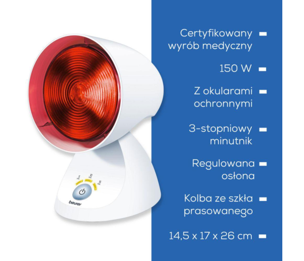 BEURER Lampa na podczerwień IL35 - 1483379 - zdjęcie 7